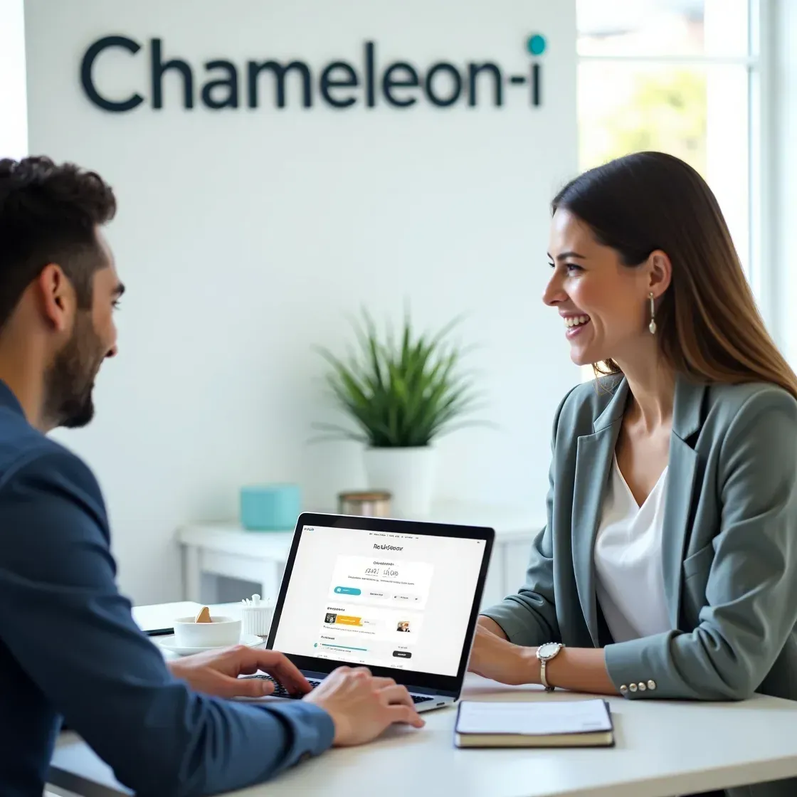 Recruiter referring a colleague to Chameleon-i software via referral program dashboard.webp